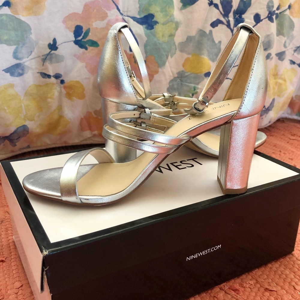 Women Silver Heels